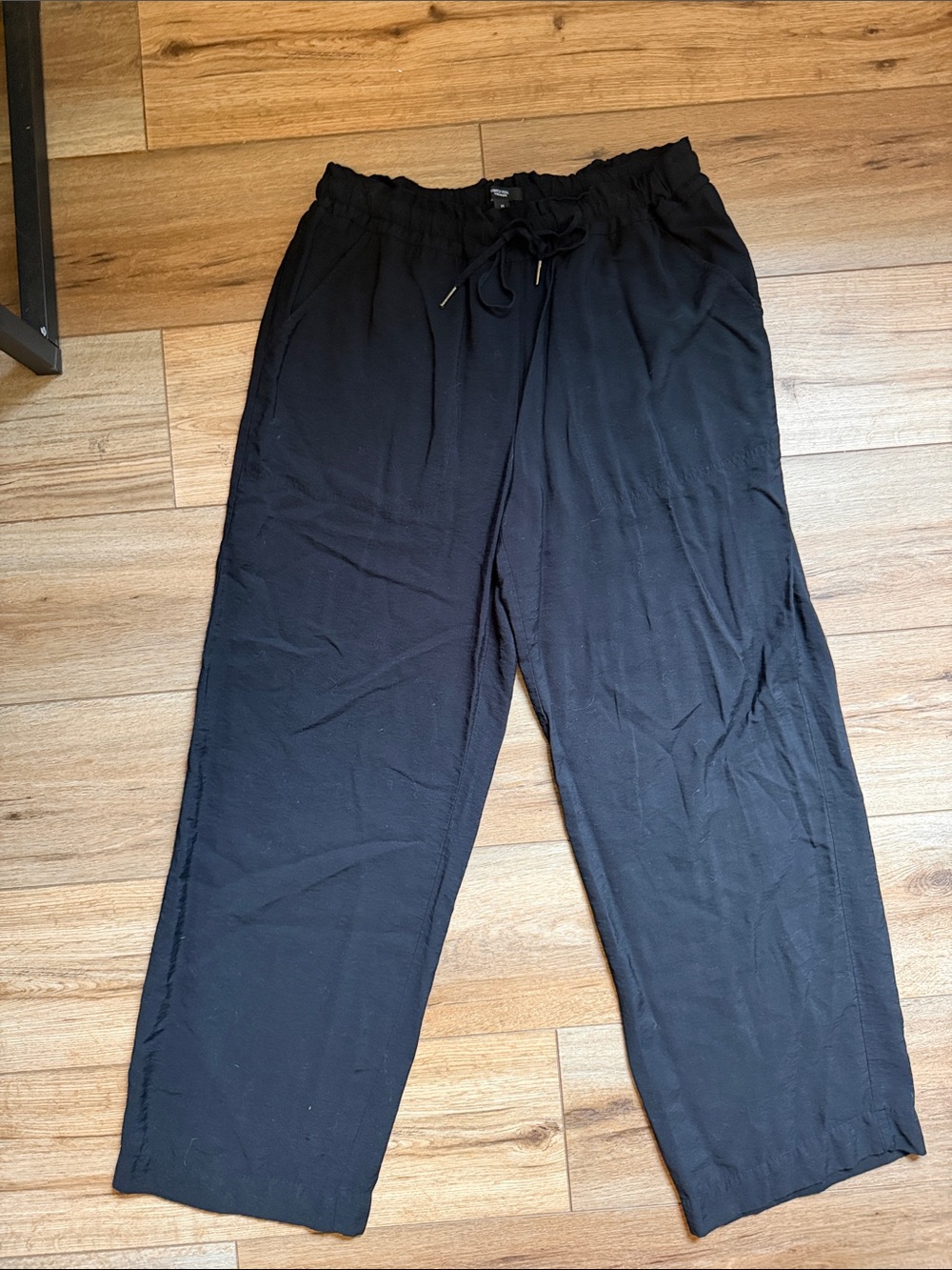 Simply Vera - Vera Wang Black Drawstring Relaxed Pants
